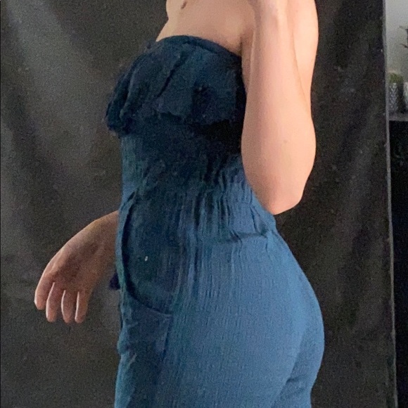 Rich Blue Jumpsuit - Picture 4 of 4